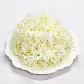 [울팜] 샐러드 눈꽃 양배추채 슬라이스 냉장 채소 채썬양배추 당일손질, 1kg, 4개