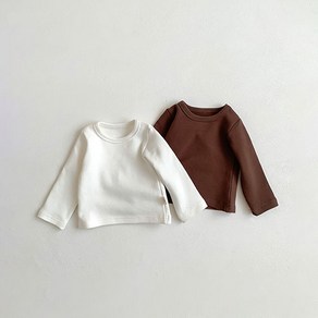 당일발송 아기 신생아 유아 긴팔 티셔츠 남아 여아 봄 가을 기본 티 이너 레이어드 옷