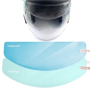 헬멧 김서림 발수 필름 오토바이 하이바 시야확보 방수코팅 필름 시야확보 빗길안전, E 발수