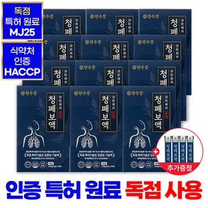 청폐보액 [도라지 맥문동 산수유 생강 브로멜라인 황기 뽕나무], 225g, 12박스