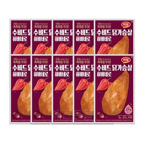 수비드닭가슴살하바네로, 100g 10봉