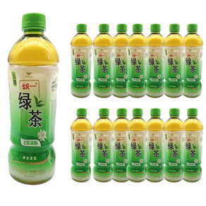 범푸드24 통일 녹차 중국음료 뤼차 15개, 1박스, 500ml