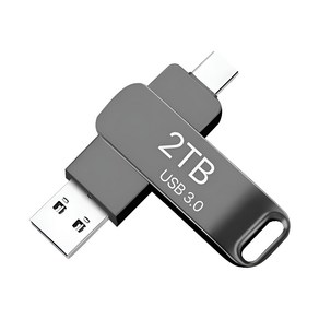 USB 3.0 고속 대용량 플래시 드라이브 2TB Type-C 휴대폰 컴퓨터 겸용 OTG
