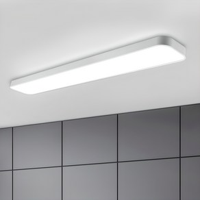 멜리빙 LED 삼성칩 슬림 시스템 주방등 조명 60W, 화이트, 1개