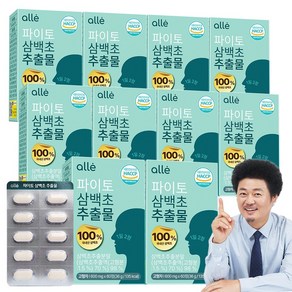 삼백초 추출물 식약청 HACCP 인증 국산 100% 파이토 알레, 60정, 10개