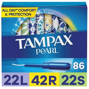 펄 라이트+레귤러+슈퍼 86 탐폰 - tampax