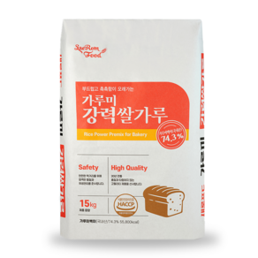 가루미 강력쌀가루 15kg 제빵용 국내산, 1개