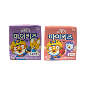 마이키즈 블루베리맛 150ml 24p + 딸기맛 150ml 24p, 1세트