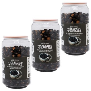 2+1 국산 구운서리태 건강간식 무설탕간식 검은콩 뻥튀기 원물스낵, 3개, 150g