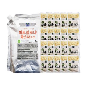 이거다 미트스파게티 20인분 세트(냉장스파게티면 20개 + 미트볼로냐소스 2kg), 5.4kg, 1세트