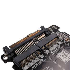 10x 2 in 1 M.2 NVME SATA U2PCB M.2 NVME SSD 키 M 키 B SSD에서 U.2 SFF-8639 어댑터 PCIE M2 변환기 데스크탑 컴퓨터, 검은색