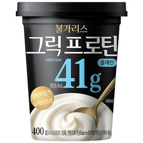 불가리스 락토프리 그릭 프로틴, 400g, 4개