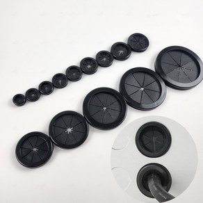 케이블 전선 보호 철판 타공 부싱 막부싱 구멍 홀 커버 마감링 분전함 배전반 판넬 막이 마개 덮개 뚜껑, I_40mm, 1개