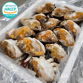 [연평도] 국내산 절단 암꽃게 특품 급냉 손질 신선냉동, 1kg (6~12조각), 1개