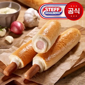 [스테프핫도그] 바게트롱 핫도그 갈릭사워맛(동물복지 인증), 150g, 5개