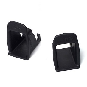 아이소픽스 가이드 ISOFIX 2개입, 단일 색상, 블랙, 1세트