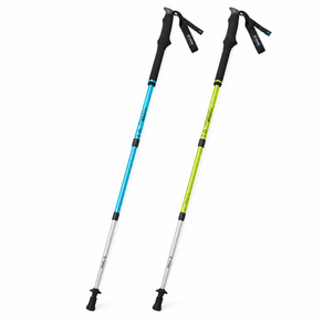 HELINOX 트레킹 폴 FL-120(2개입) 최대 120cm 등산스틱 접이식 3단스틱 스노우용 트레킹 코스트코, 사이언블루, 1세트