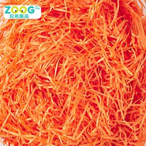 ZOOG 컬러 종이베딩 5가지색상 택일 /초핑/해동지, 오렌지, 1개, 70g