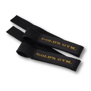 골드짐 (GOLDS GYM) 내구성 원조 손목스트랩 초보자상급자 단련하고 싶은 부위에 집중 악력 보조 등 턱걸이 랫트 풀다운 데드리프트 로잉 G3500, 검정, 1개