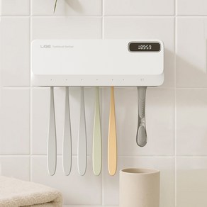 LIGE 무선 칫솔살균기, YGT-1005, 화이트