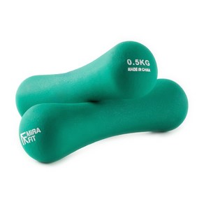 미라핏 네오프렌 미용아령 요가 필라테스, 2개, 0.5kg