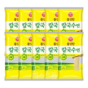 오뚜기 쫄깃한 칼국수면 간편한 한끼, 200g, 10개