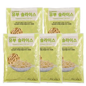 프리미엄 냉동 유부 슬라이스 우동고명, 1kg, 5개