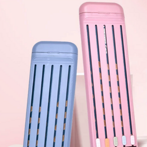 신기한 학용품 밀어서 연필 꺼내는 필통 선물 신학기, 1. 핑크, 1개