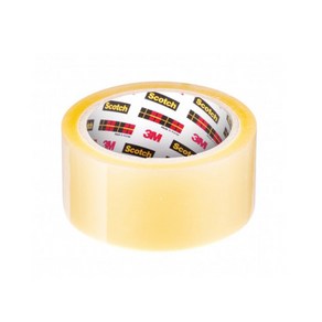 3M 스카치 포장용 박스테이프 PK65 48mmx40m, 투명, 2개