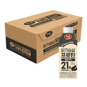 하림 닭가슴살 프로틴음료 흑임자맛, 240ml, 24개