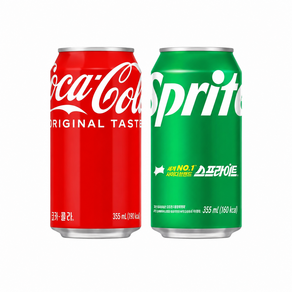 코카콜라 업소용 355ml x 12p + 스프라이트 355ml x 12p, 24개