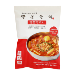 빨봉떡볶이 분말 소스 보통맛, 50g, 3개