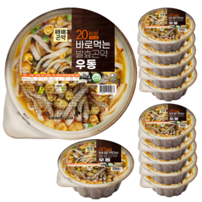 국물까지 다먹어도 85kcal 바로먹는 발효곤약 우동, 350g, 12개