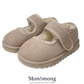 모네몽 키즈 메리제인 퍼 슈즈