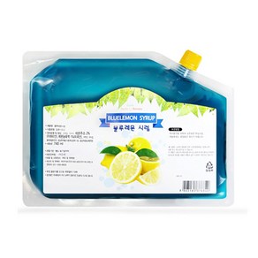 쥬피터 블루레몬 시럽 리필형, 1kg, 10개