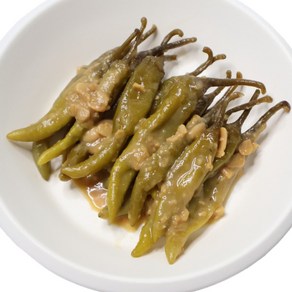 여우마을 수제반찬 촌스러운 된장고추무침 고추장아찌, 1kg, 2개