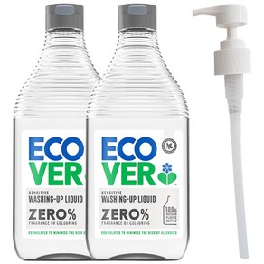 에코버 주방세제 450ml 2개 + 펌프, 1세트