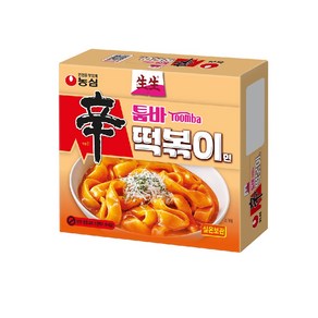 농심 생생 신툼바 떡볶이면