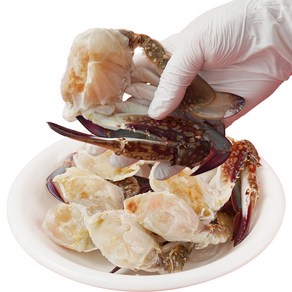 이룸찬 국내산 손질 절단꽃게 숫꽃게 냉동꽃게, 500g, 2개