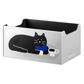 옥희독희 고양이 목이 편한 박스 스크래쳐