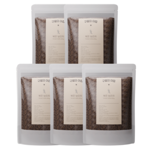구월의아침 매일 쪄서볶은 국산 보리차, 500g, 1개입, 5개