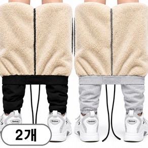 차쿠 겨울 츄리닝 방한바지 조거 팬츠 양털 작업복 트레이닝 바지 1+1 혹한기 작업바지 남여공용