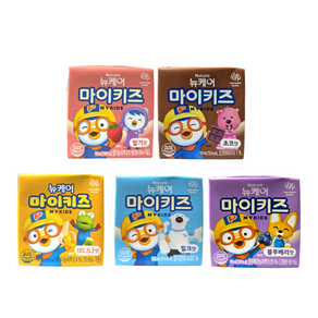 뉴케어 마이키즈 체험팩 5종 1개씩 (딸기 초코 바나나 밀크 블루베리)1세트