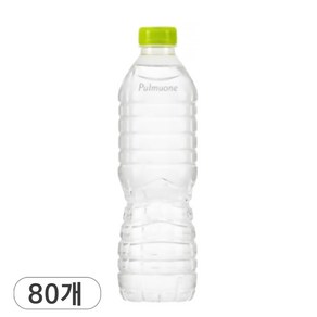 풀무원 무라벨 생수, 500ml, 80개