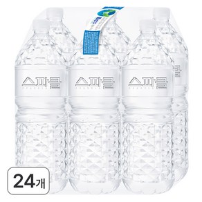 스파클 무라벨 천연암반수 안전한생수 깨끗한물 미네랄워터, 2L, 24개