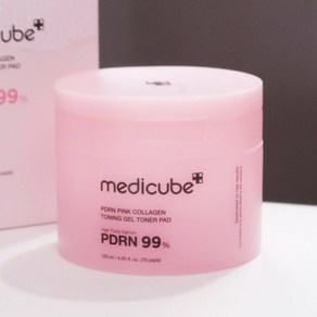 메디큐브 PDRN 핑크 콜라겐 토닝 겔 토너패드, 120ml, 70매입, 1개