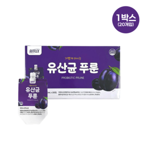 GUTFLEX 것플렉스 유산균 푸룬주스, 180ml, 20개
