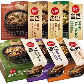 햇반솥반 6종세트(곤드레감자+뿌리채소+불고기버섯+흑미밤찰+소고기우엉+꿀약밥), 1.22kg, 1개