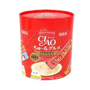 챠오츄르 고양이 구루메 버라이어티 간식 60p