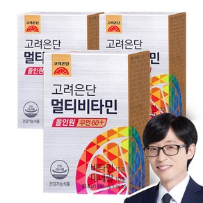 고려은단 멀티비타민 올인원 우먼 60+, 60정, 3개